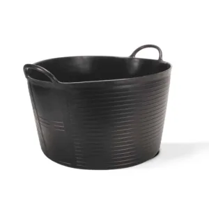 Flextub 55L Black Plastic Bucket