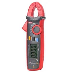 True RMS Mini Clamp Meter, 200A, 17mm Jaw, CAT II 600V